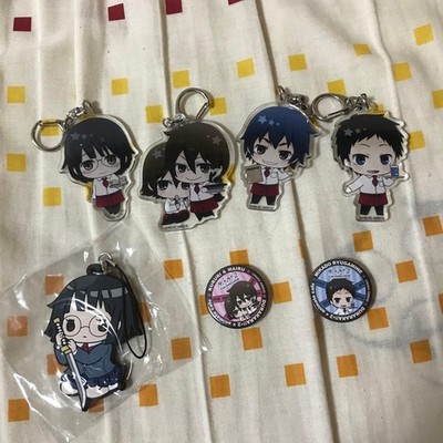 DURARARA!! Acrylic Charm Badge Café Goods Set   Used, Collectible, Kawaii Anime