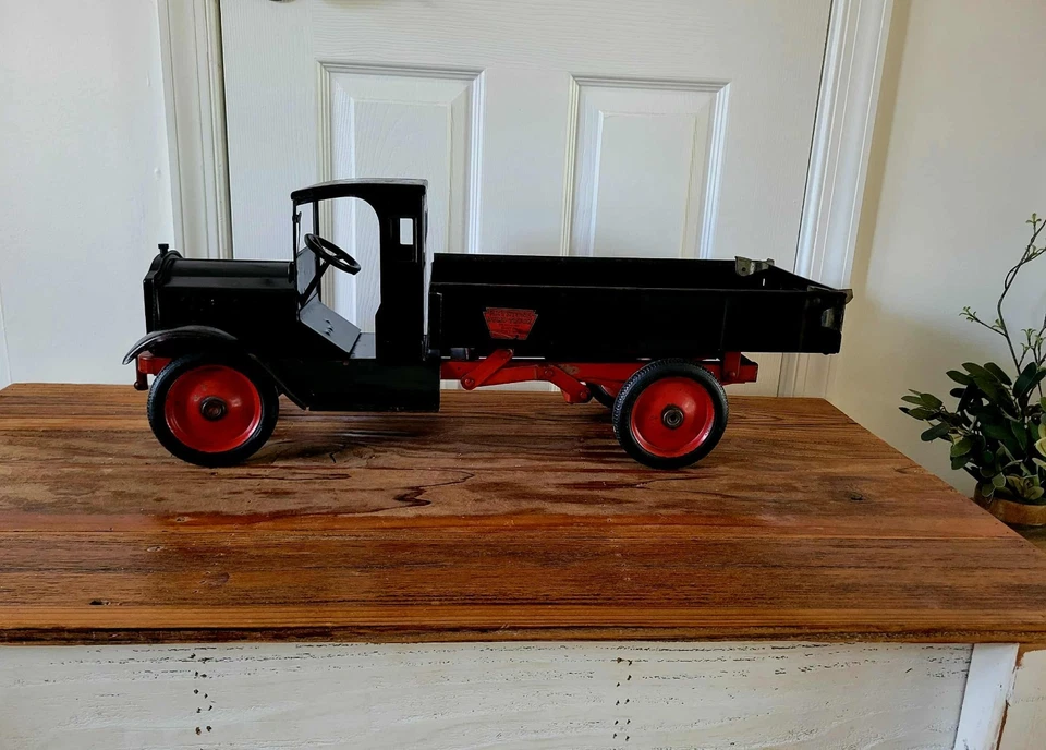 Винтажный самосвал 1926 Keystone Packard модель 41 прессованная сталь длина 27 дюймов - Изображение 2 из 4