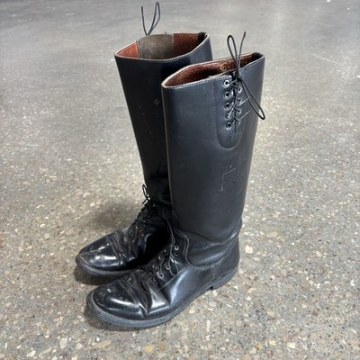Service Riding Apparel Ltd New York Black Leather Equestrian Boots Men Size 8.5E