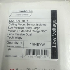 New Acuity Controls CM PDT 10 R Ceiling Mount 360° Low Voltage Motion Light