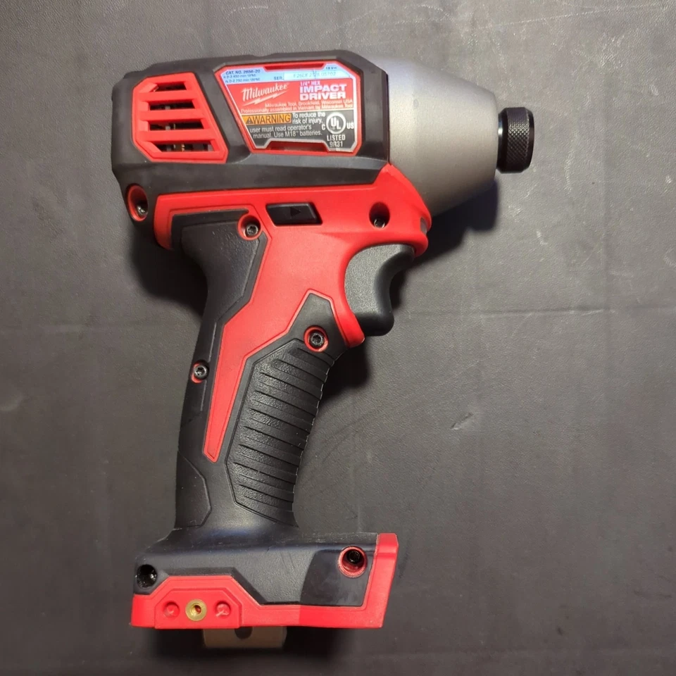 Milwaukee M18 18V Lithium-Ion Cordless 1/4" Hex Impact Driver - 2656-20 - Image 3 of 3