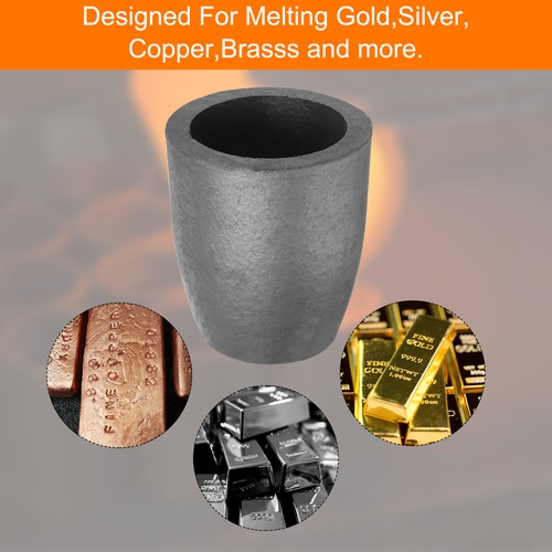Silicon Graphite Crucible,9kg Crucible Copper Casting Cup,4.33" ID - Afbeelding 5 van 7