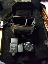 Vintage MINOLTA Maxxum SPxi Film Camera w/ 35-80mm Zoom Lens w/ Flash  Bag