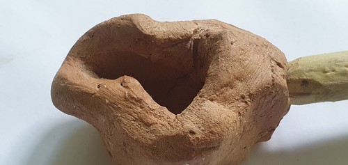 pipa nuova In Ceramica Antica, Fatta A Mano - Foto 3 di 4