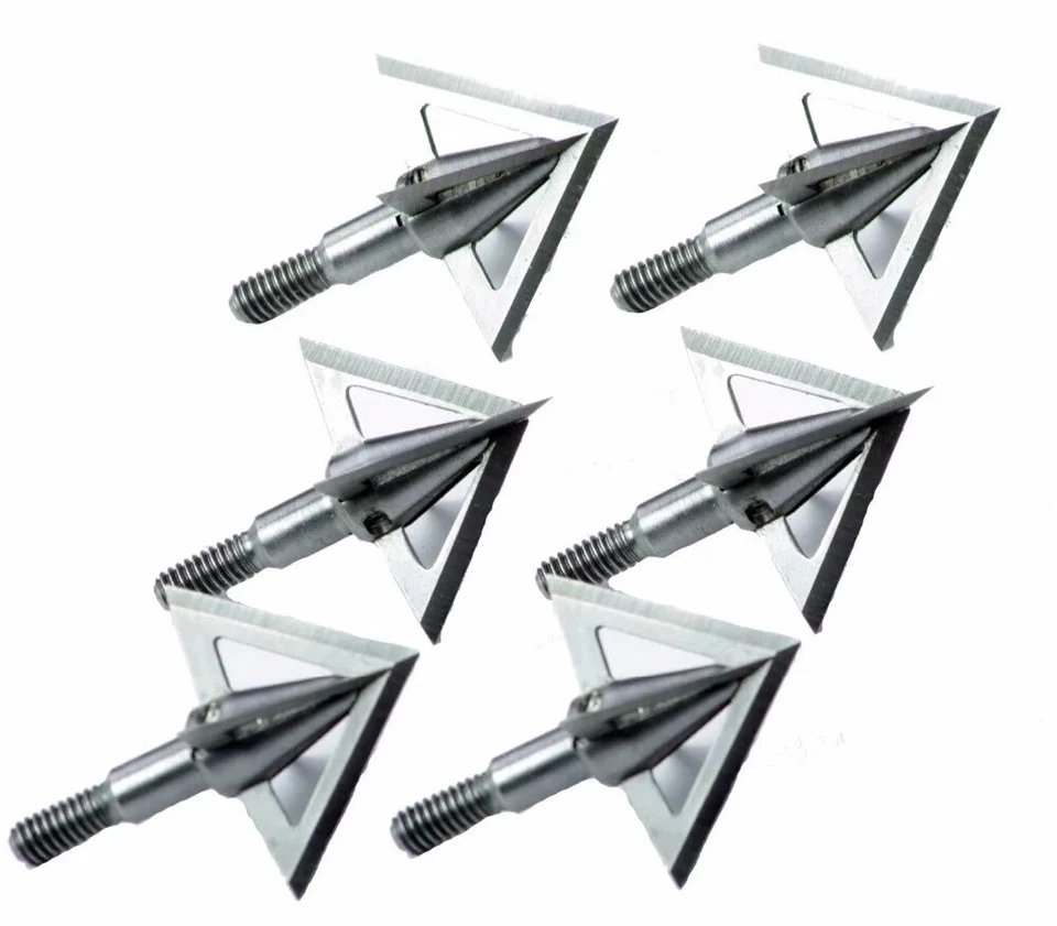 1 pieza Cabezas Anchas 100gn-125gn Flechas Puntas Cabeza Tiro con Arco Compuesto Arco Retroceso Foto 3 de 4