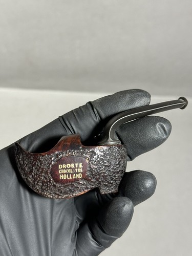 Rare Antique Droste Cocoa Chocolate Wood Dutch Shoe Advertising Pipe - Picture 4 of 13