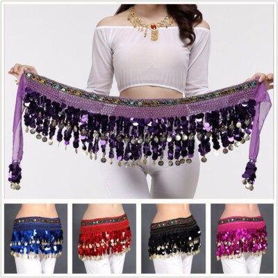 Belly Dance Hip Scarf Wrap Dancer Costume Skirt Jewelry Hip Scarf Tribal Belt Ebay