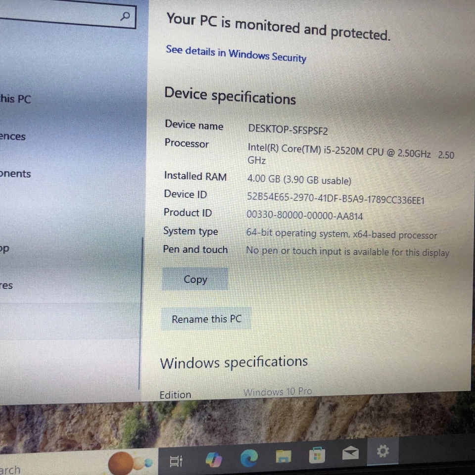 Laptop Dell Latitude E5520 i5-2520M 2,50 GHz 4 GB RAM 128 GB SSD Win 10 Pro. 15,6_’ Foto 3 de 4