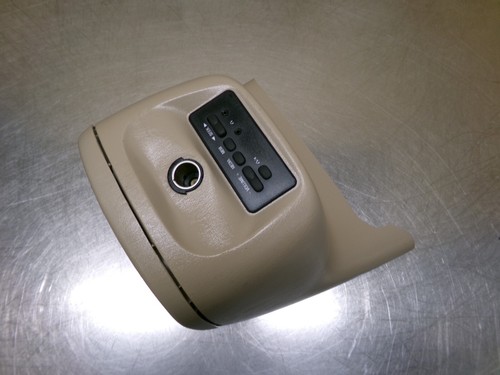 Ford Excursion F-250 F250 F350 Front Center Console Rear Cup Holder Assembly Tan - Picture 5 of 5
