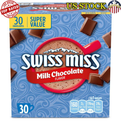 Milk Chocolate Hot Cocoa Mix 30 Count Rich Creamy Gluten Free Drink Mix New