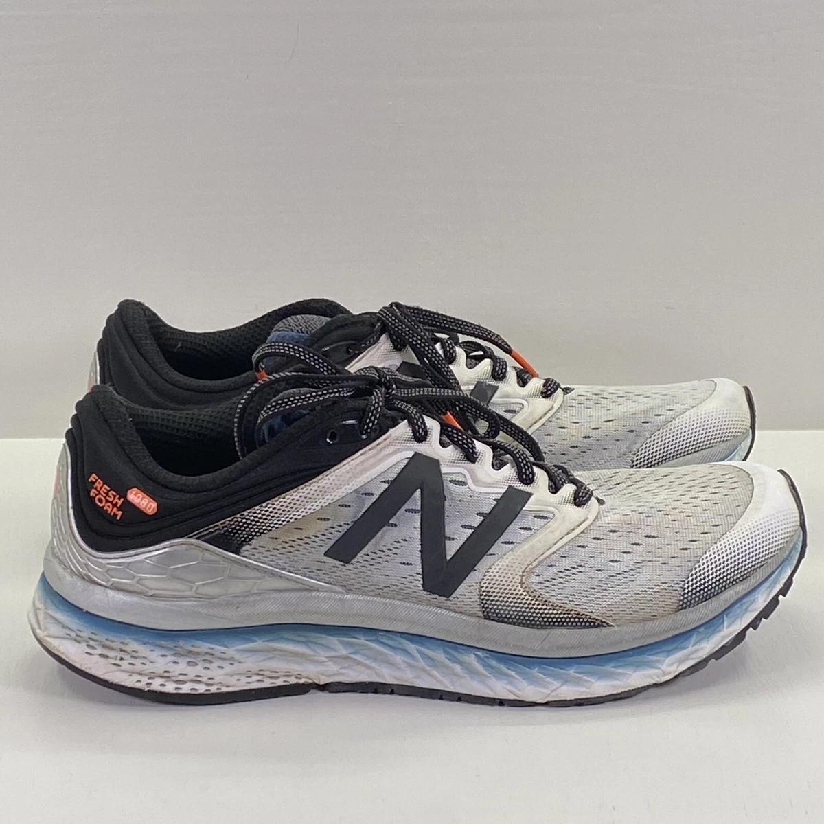 New Balance 1080v8 Fresh Foam Mens Size 9D M1080WB8 Gray Black Running | eBay