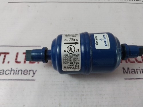 Emerson EK-033 S Liquid Line Filter Drier 680 PSIG - Picture 8 of 12