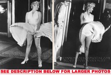 MARILYN MONROE 7YR ITCH BLOWING DRESS 2xRARE8x10 PHOTOS
