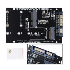mSATA / M2 NGFF SSD to SATA Converter Adapter Combo Card M.2 2 In 1 Card