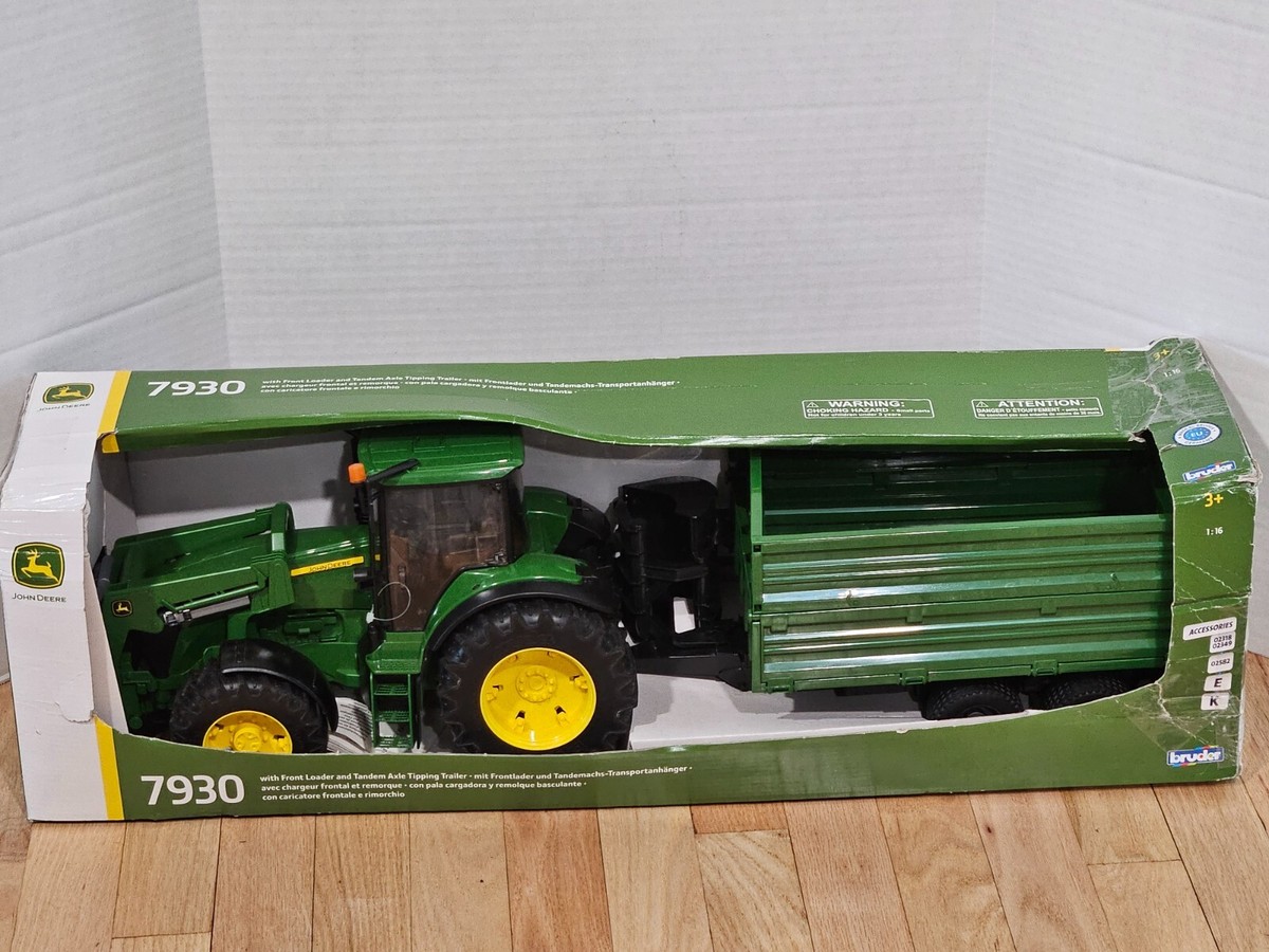 【希少品】Bruder John Deere 7930 トラクター 箱あり JOHN DEERE TRACTOR WITH FRONT LOADER - THE TOY STORE