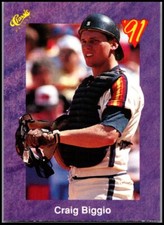 1991 Classic Game - Purple  HOF #7 Craig Biggio FREE SHIPPING!