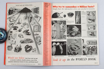 アンティーク 雑誌 １００年以上前 まとめ 戦前 海外 Vintage 1946 World Book Encyclopedia Informational Advertising