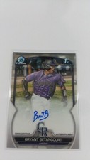 2023 Bowman Chrome Bryant Betancourt 1st Auto CPA-BB Rockies