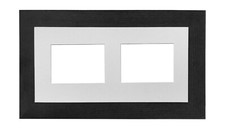 Multi Aperture Collage Picture Photo Frames Choice of Mount Design Rustic /Black