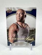 Anderson Silva 2009 Upper Deck Prominent Cuts Base Rookie Card #56 Gold Foil RC