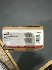 Design House 181420 3-1/2 in. x 5/8 in. Radius Satin Nickel Door Hinge 10pk