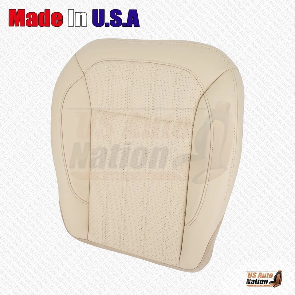 Capa de couro marrom parte inferior motorista-passageiro Mercedes Benz GLE550 GLE550E 2016-2018 - Imagem 3 de 4