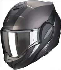 Scorpion Exo-tech Primus Reversible Modular Helmet Black Grey Helmet 