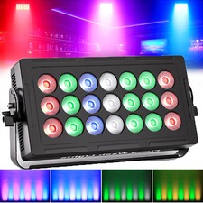 UKING 21x20W RGBW LED Wall Wash Light Strobe DMX Stage DJ Disco Party Lighting