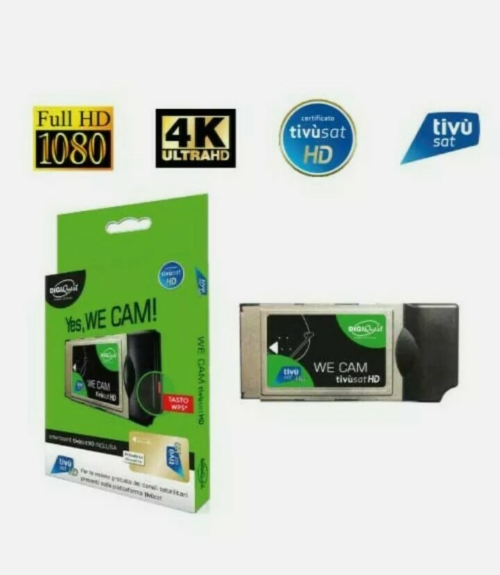 CAM HD 4K  TIVUSAT CERTIFICATA SMARCAM SENZA TESSERA ULTIMA GENERAZIONE  TIVUSAT