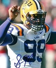 Sam Montgomery LSU Tigers Signed 8x10 Photo Autographed COA 1