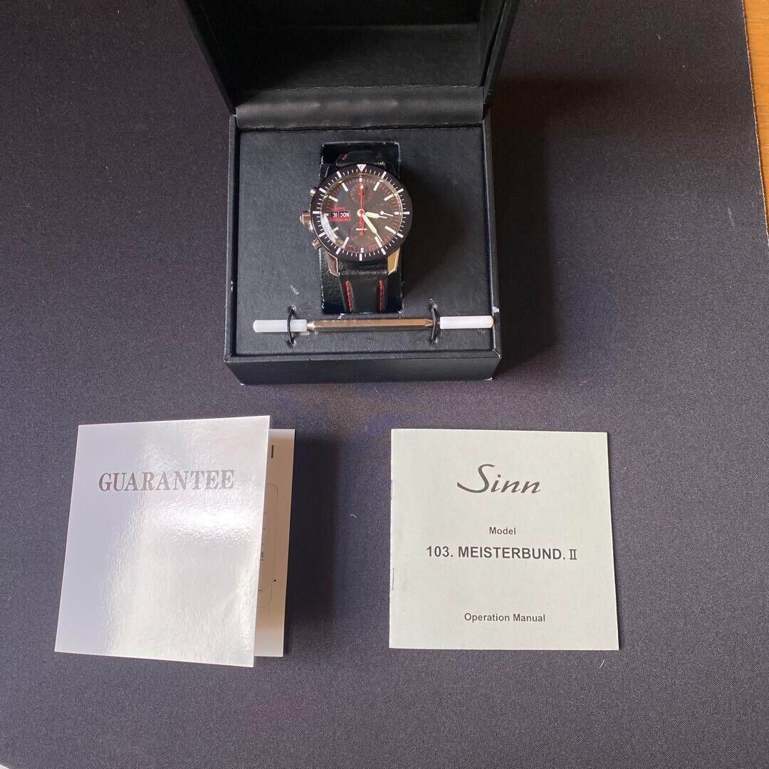 SINN 103.MEISTERBUND.2 BLACK DIAL Men's Watch | eBay SINN 103.MEISTERBUND.2 BLACK DIAL Men's Watch | eBay