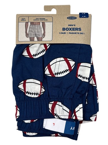 Old Navy Men’s Boxer Shorts 3.75” Inseam Football Sports Size Small Medium Large - 第 1/3 張圖片