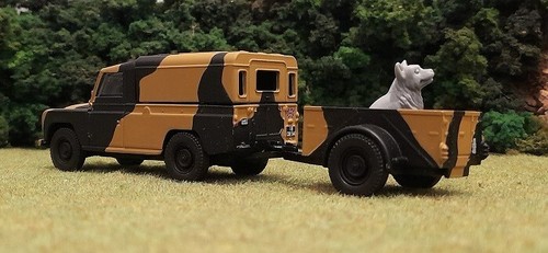 * 1/43 * Corgi Classics * Land Rover + Trailer * British Army 1st * BOXED 07501 - Picture 12 of 15