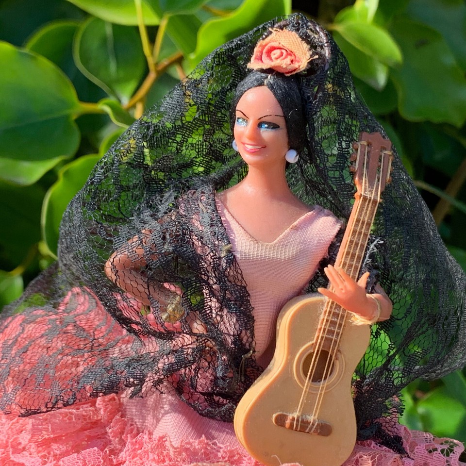 7” vintage kitsch Spanish MARIN CHICLANA Flamenco Dancer figurine, in