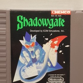 Nintendo NES Game Shadowgate With Case 
