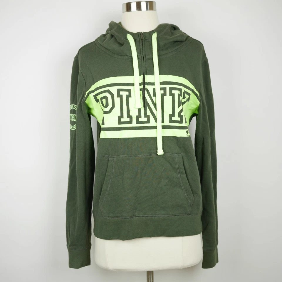 Victoria Secret ROSA Para Mujer S - Verde Conjunto Atletismo Leggings y Largo Slv Top Foto 2 de 4