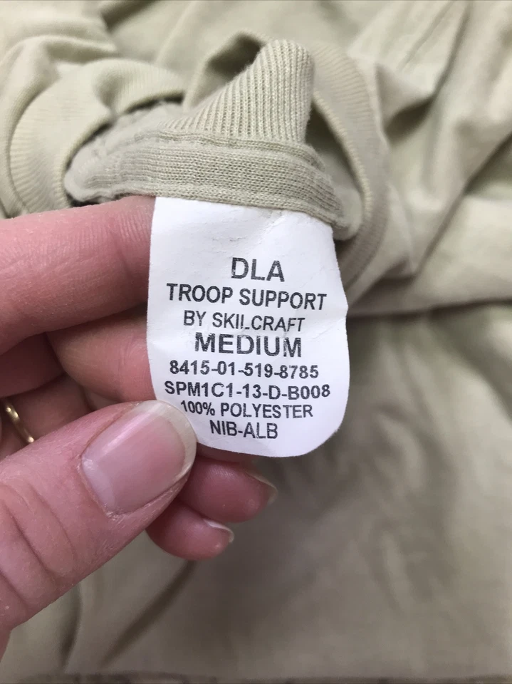 Camisas DLA Troop Support By Skilcraft para hombre medio bronceado arena militar manga corta Foto 2 de 4