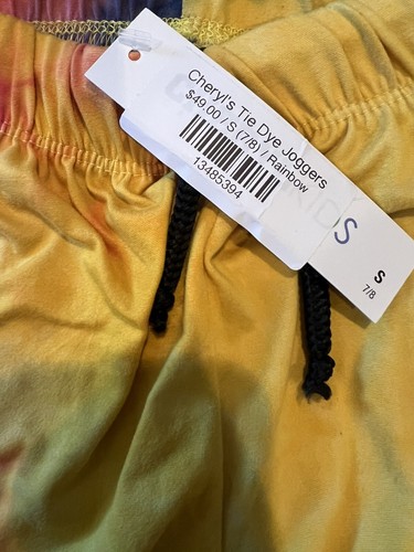 Cheryl Creations Kids Girls Brushed Tie Dye Jogger Pants S(7-8) & M(10-12) NWT - Picture 5 of 11