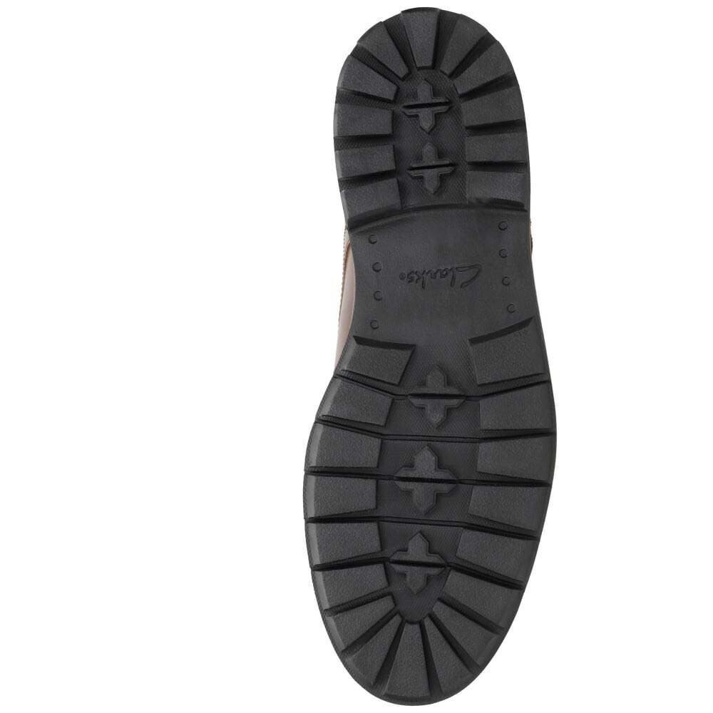 Clarks Lo Dark Tan Leather Lace Up Chukka Ankle Boot UK10 for