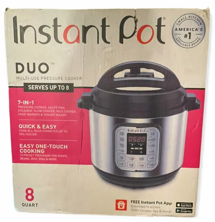 Instant Pot DUO80 8 Qt 7-in-1 Multi- Use Programmable Pressure