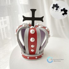 Copricapo Cosplay One Piece Ghost Princess Perona Corona di Perle Eva Prop