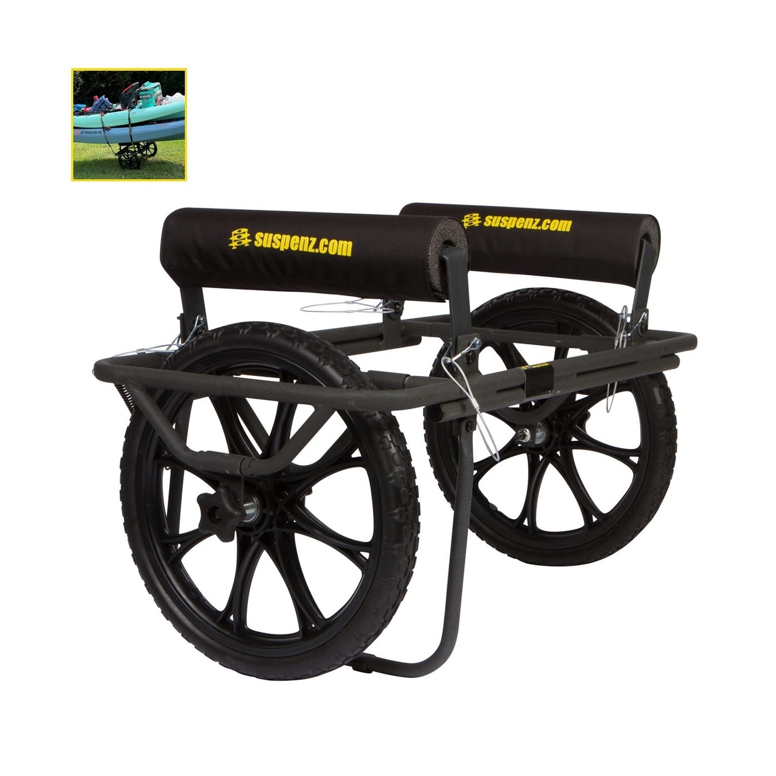 Canoe Transport Cart, All-terrain Super Duty Trolley Carrier Wi...