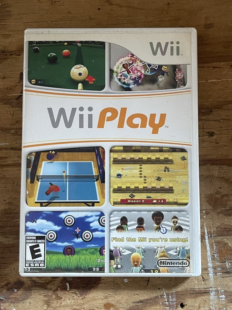 Wii Play Game (Nintendo Wii) Games Multi Sports 45496900069