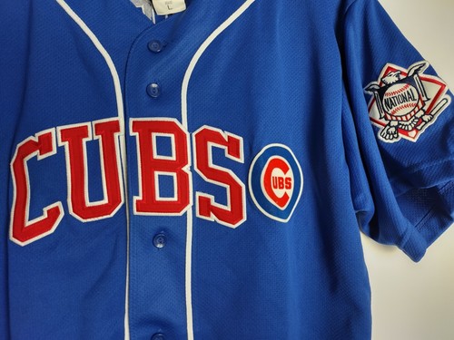 Chicago Cubs Sammy Sosa, Majestic Authentic MLB Baseball Jersey, Boys LG Vintage - Picture 2 of 5