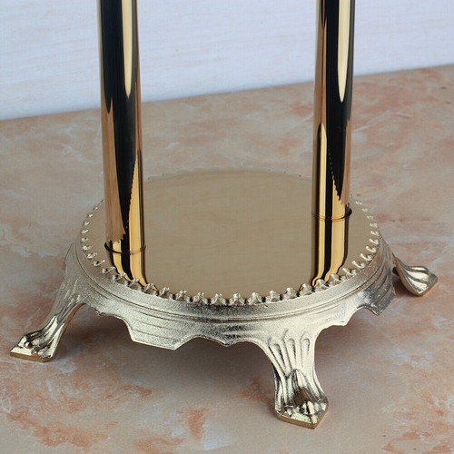 Gold Telephone Bathtub Faucet Set Rain Handheld Shower Freestand Floor Mount Tap - Picture 6 of 8