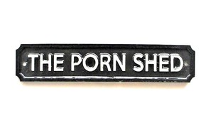 Image Is Loading Silver 039 The Porn Shed 039 Plaque Wall Image Is Loading Silver 039 The Porn Shed 039 Plaque Wall