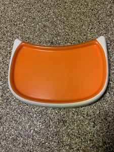 boon high chair orange