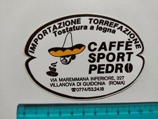 Aufkleber Kaffee Sport Pedro Guidonia Sticker Autocollant 80s Original