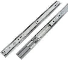 1 Pair LONTAN Soft Close Drawer Slides 24'' Soft Close Cabinet Hardware - 100 LB