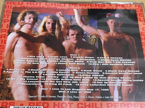 Red Hot Chili Peppers Anthoney's Penis CD '85'86 LIVE - Picture 2 of 5